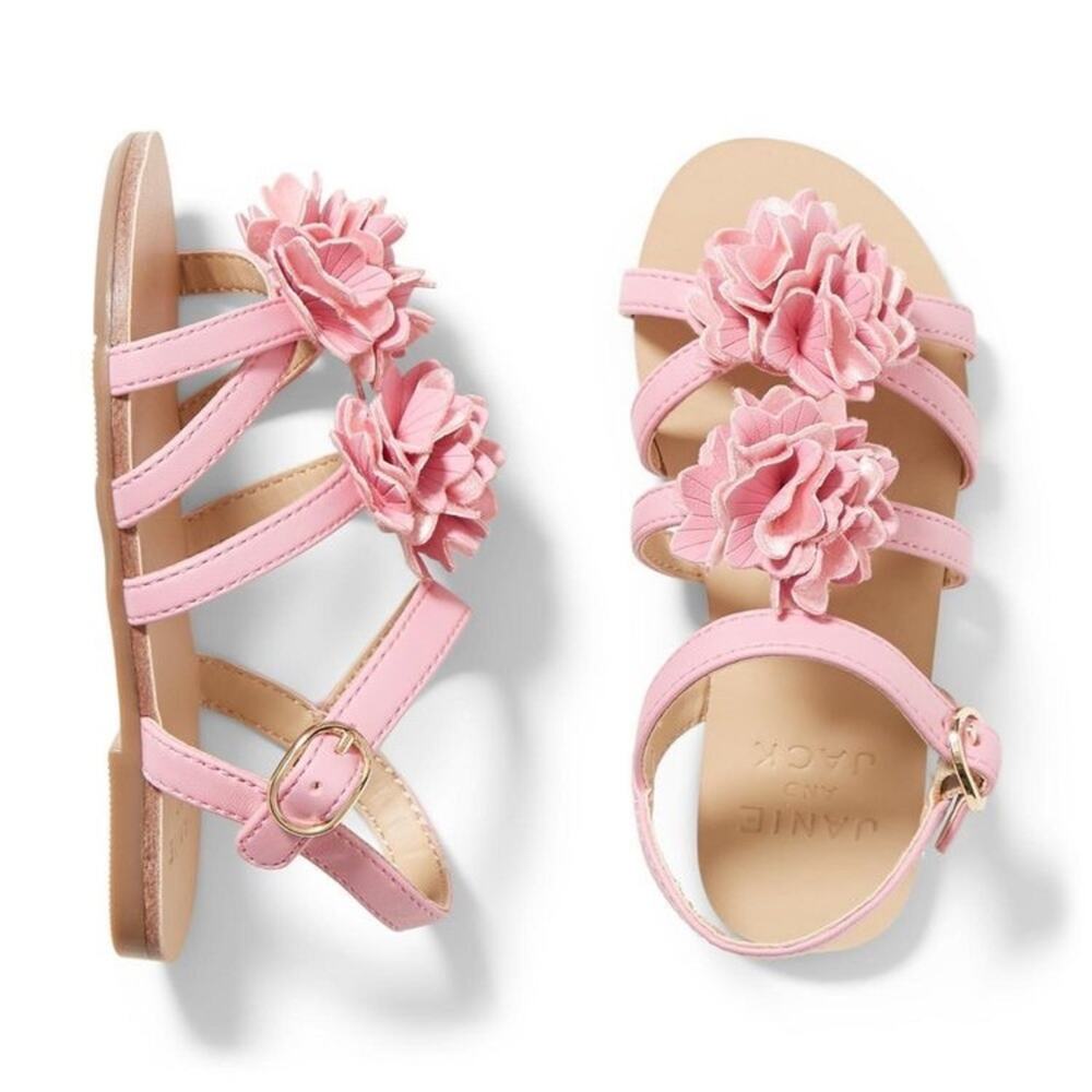 Janie and Jack Flower Sandal, 7 - NWT